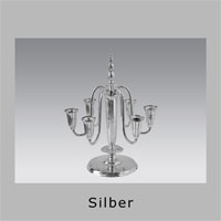 Button - gallery silber