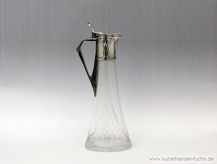 Wmf Karaffe Metall Jugendstil versilbert