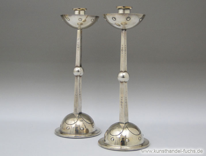 Leuchter Wmf Arts and Crafts Jugendstil versilbert