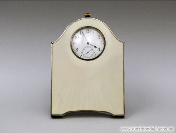 Uhr Emaile Georg Anton Scheid Wien Jugendstil um 1905