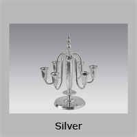 Button - gallery silber